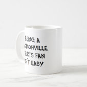 jacksonville sports fan, being kaffeetasse (Vorderseite Links)