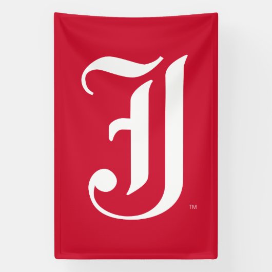 Jacksonville Staat University Classic JSU Letter Banner (Vertikal)