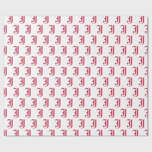 Jacksonville Staat University Classic JSU Letter Geschenkpapier (Flach)