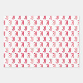 Jacksonville Staat University Classic JSU Letter Geschenkpapier Set (Vorderseite 2)