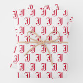 Jacksonville Staat University Classic JSU Letter Geschenkpapier Set (Beispiel)