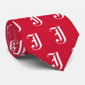 Jacksonville Staat University Classic JSU Letter Krawatte (Gerollt)