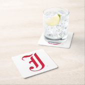 Jacksonville Staat University Classic JSU Letter Rechteckiger Pappuntersetzer (Vor Ort)