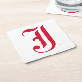 Jacksonville Staat University Classic JSU Letter Rechteckiger Pappuntersetzer (angewinkelt)