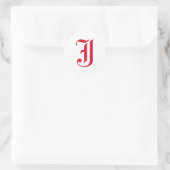 Jacksonville Staat University Classic JSU Letter Runder Aufkleber (Tasche)