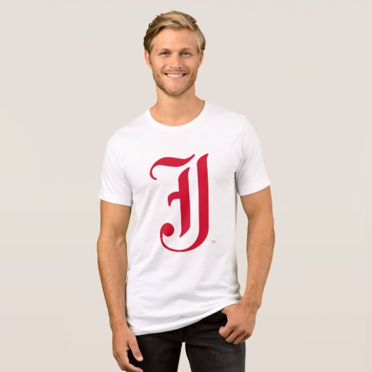 Jacksonville Staat University Classic JSU Letter Tri-Blend Shirt (Vorderseite voll)