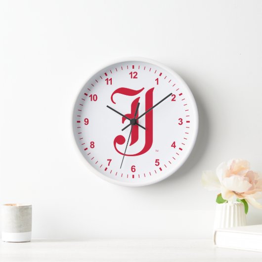 Jacksonville Staat University Classic JSU Letter Uhr (Zuhause)