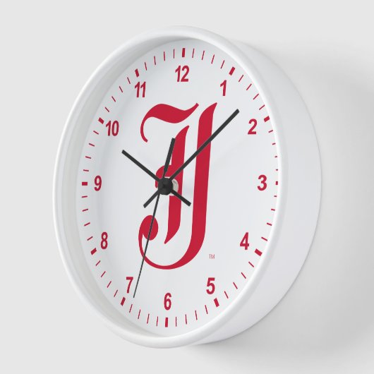 Jacksonville Staat University Classic JSU Letter Uhr (Winkel)