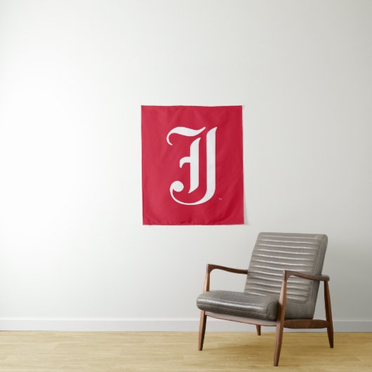 Jacksonville Staat University Classic JSU Letter Wandteppich (Beispiel)