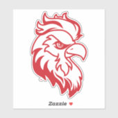 Jacksonville Staat University Gamecocks Red Eagle Aufkleber (Blatt)