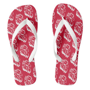 Jacksonville Staat University Gamecocks Red Eagle Badesandalen