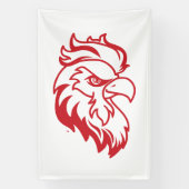 Jacksonville Staat University Gamecocks Red Eagle Banner (Vertikal)