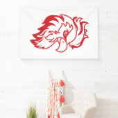 Jacksonville Staat University Gamecocks Red Eagle Banner (InSitu)