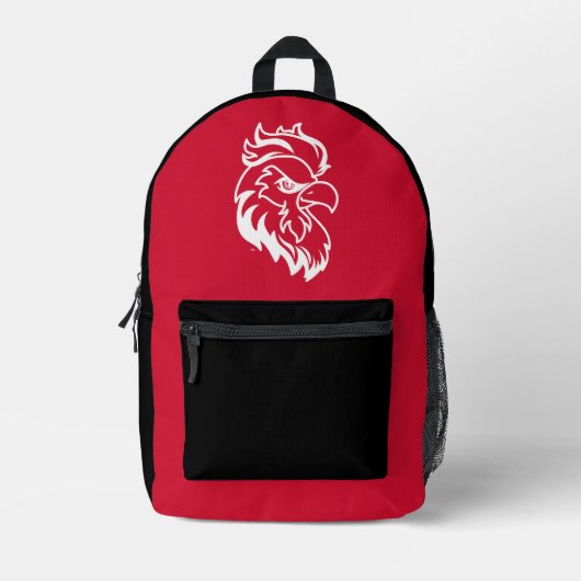 Jacksonville Staat University Gamecocks Red Eagle Bedruckter Rucksack (Vorderseite)