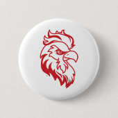 Jacksonville Staat University Gamecocks Red Eagle Button (Vorderseite)