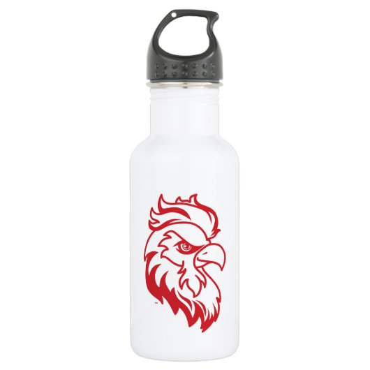 Jacksonville Staat University Gamecocks Red Eagle Edelstahlflasche (Vorderseite)