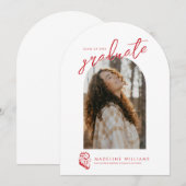 Jacksonville Staat University Gamecocks Red Eagle Einladung (Vorne/Hinten)