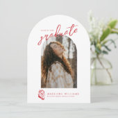 Jacksonville Staat University Gamecocks Red Eagle Einladung (Stehend Vorderseite)