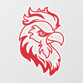 Jacksonville Staat University Gamecocks Red Eagle Fensteraufkleber (Blatt)