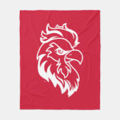Jacksonville Staat University Gamecocks Red Eagle Fleecedecke (Vorderseite)