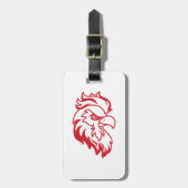 Jacksonville Staat University Gamecocks Red Eagle Gepäckanhänger (Vorderseite vertikal)