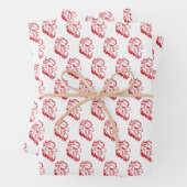 Jacksonville Staat University Gamecocks Red Eagle Geschenkpapier Set (Beispiel)