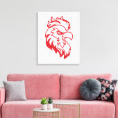 Jacksonville Staat University Gamecocks Red Eagle Leinwanddruck (Insitu (Wohnzimmer))