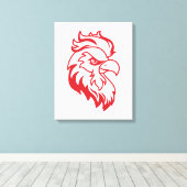 Jacksonville Staat University Gamecocks Red Eagle Leinwanddruck (Insitu (Holzboden))