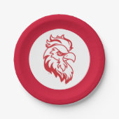 Jacksonville Staat University Gamecocks Red Eagle Pappteller (Vorderseite)