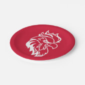 Jacksonville Staat University Gamecocks Red Eagle Pappteller (Schrägansicht)