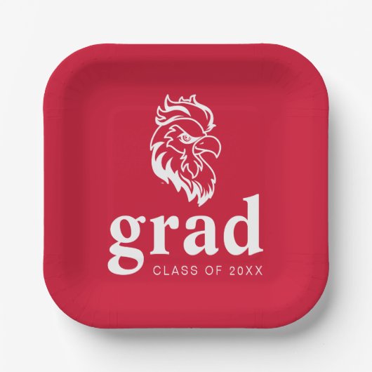 Jacksonville Staat University Gamecocks Red Eagle Pappteller (Vorderseite)