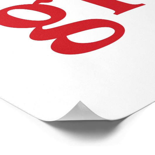 Jacksonville Staat University Gamecocks Red Eagle Poster (Ecke)