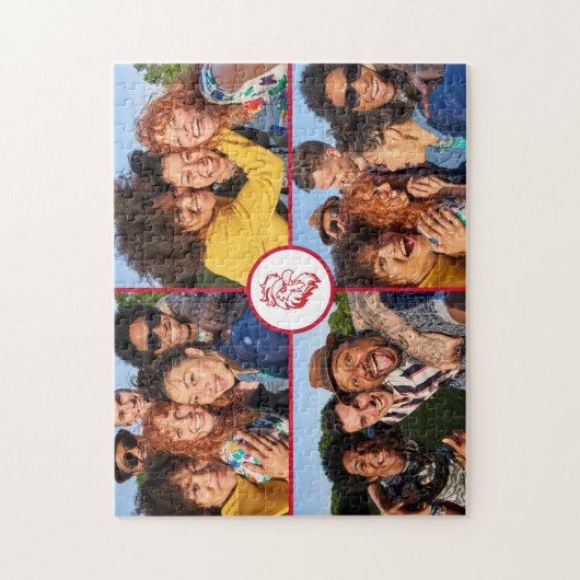 Jacksonville Staat University Gamecocks Red Eagle Puzzle (Vertikal)