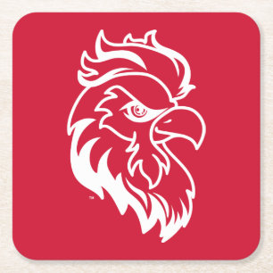 Jacksonville Staat University Gamecocks Red Eagle Rechteckiger Pappuntersetzer