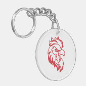 Jacksonville Staat University Gamecocks Red Eagle Schlüsselanhänger (Vorderseite links)