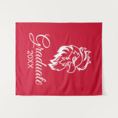 Jacksonville Staat University Gamecocks Red Eagle Wandteppich (Vorderseite (Horizontal))
