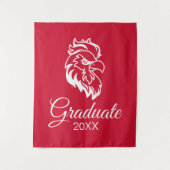 Jacksonville Staat University Gamecocks Red Eagle Wandteppich (Vorderseite)