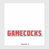 Jacksonville Staat University Gamecocks Rotes Logo Aufkleber (Blatt)