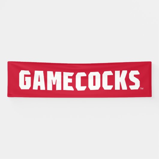 Jacksonville Staat University Gamecocks Rotes Logo Banner (Horizontal)