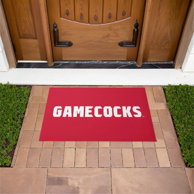 Jacksonville Staat University Gamecocks Rotes Logo Fußmatte (Außenbereich)
