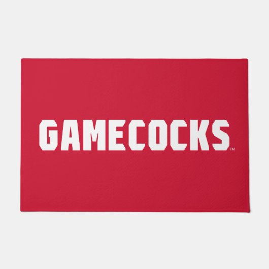 Jacksonville Staat University Gamecocks Rotes Logo Fußmatte (Vorderseite)