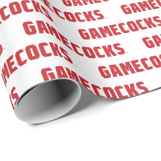 Jacksonville Staat University Gamecocks Rotes Logo Geschenkpapier (Rolleneckpunkt)