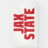 Jacksonville Staat University JAX STAAT Bold Red Banner (Vertikal)