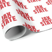Jacksonville Staat University JAX STAAT Bold Red Geschenkpapier (Rolleneckpunkt)