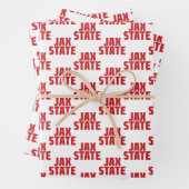 Jacksonville Staat University JAX STAAT Bold Red Geschenkpapier Set (Beispiel)