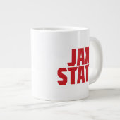 Jacksonville Staat University JAX STAAT Bold Red Jumbo-Tasse (Vorderseite Rechts)