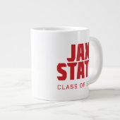 Jacksonville Staat University JAX STAAT Bold Red Jumbo-Tasse (Vorderseite Rechts)