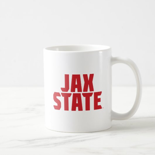 Jacksonville Staat University JAX STAAT Bold Red Kaffeetasse (Rechts)
