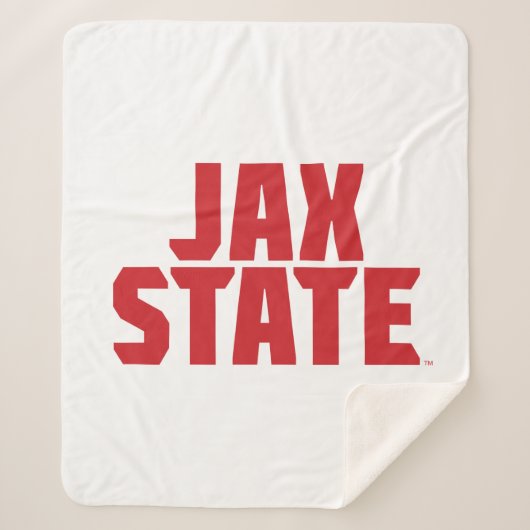 Jacksonville Staat University JAX STAAT Bold Red Sherpadecke (Vorderseite)