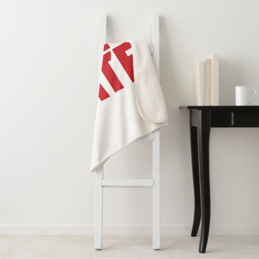 Jacksonville Staat University JAX STAAT Bold Red Sherpadecke (Beispiel)